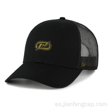 Gorras de malla de béisbol de lona de algodón 100% reciclado